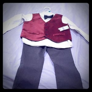 Brand new! Toddler boy three-piece dress pants